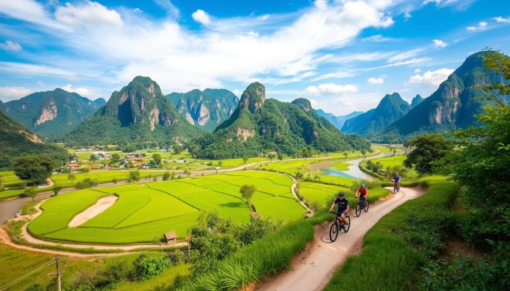 The Green Way to Explore: Your Ultimate Eco-Friendly Cycling Tour in Vang Vieng